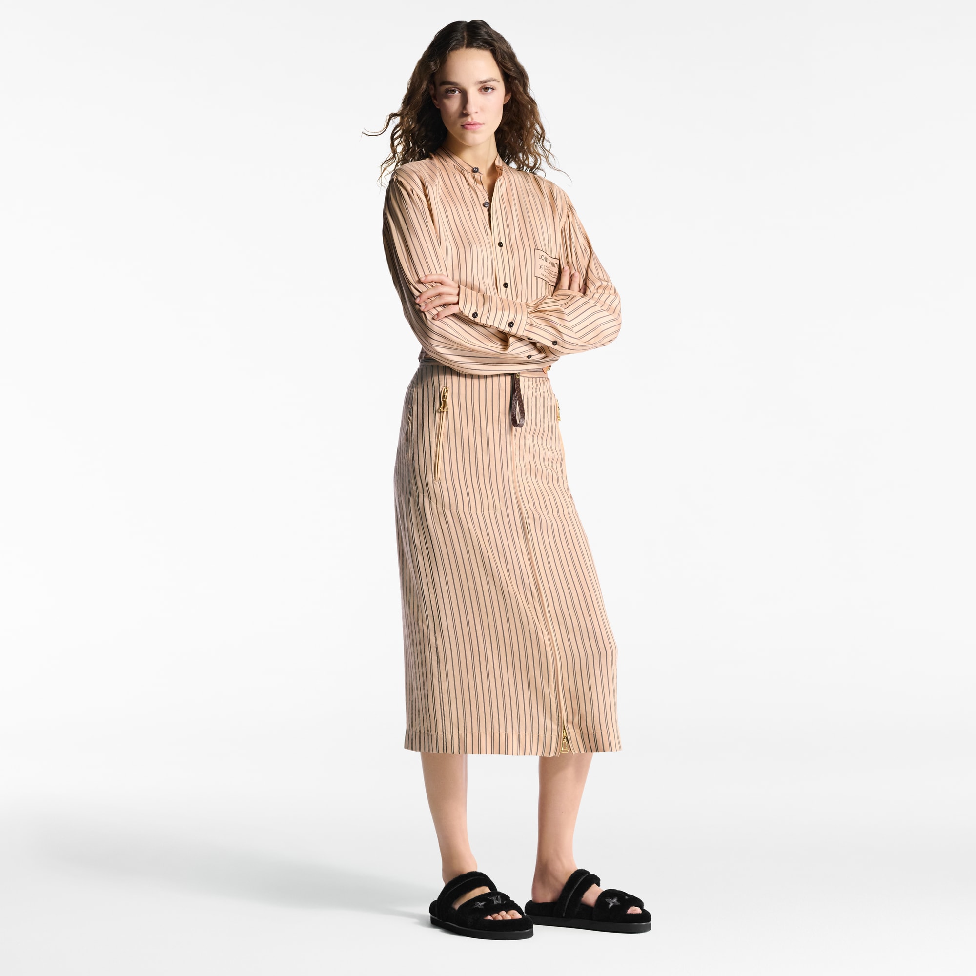  Zapatos Mules Mule plano LV Sunset | Louis Vuitton ® (Ampliar producto)