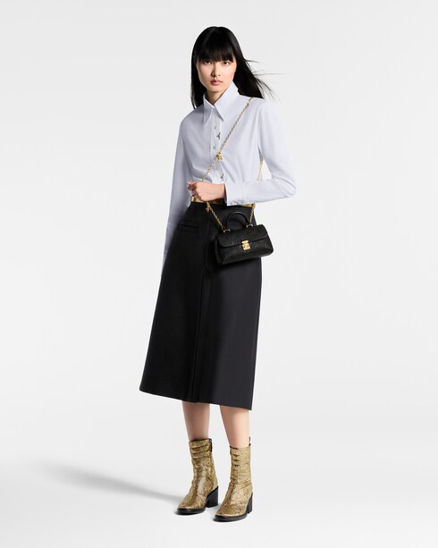 Couro Monogram Empreinte Carteiras Carteiras com Corrente & Micro Bolsas Bolsa Madeleine Nano | Louis Vuitton ®