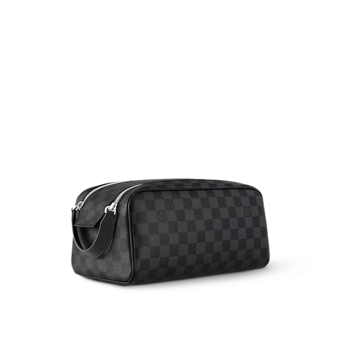 Canvas Damier Graphite Viajes Todo el equipaje y los accesorios Neceser Dopp Kit | Louis Vuitton ® (Ampliar producto)