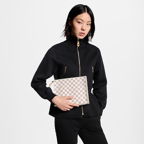 Damier Azur Canvas Regalos Día de las Madres } Neceser Poche Toilette | Louis Vuitton ® (Ampliar producto)