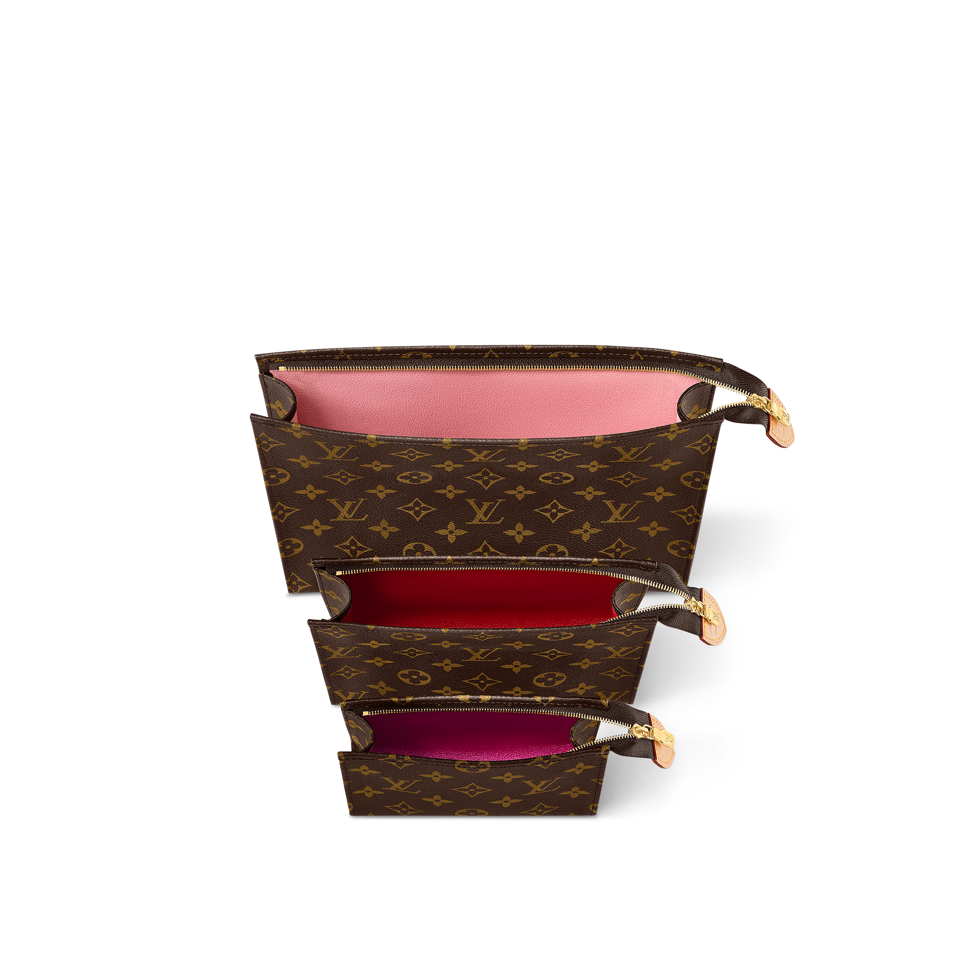 Monogram Carteras y artículos de piel pequeños Bolsas Neceser Trio Toilet Pouch | Louis Vuitton ® (Ampliar producto)