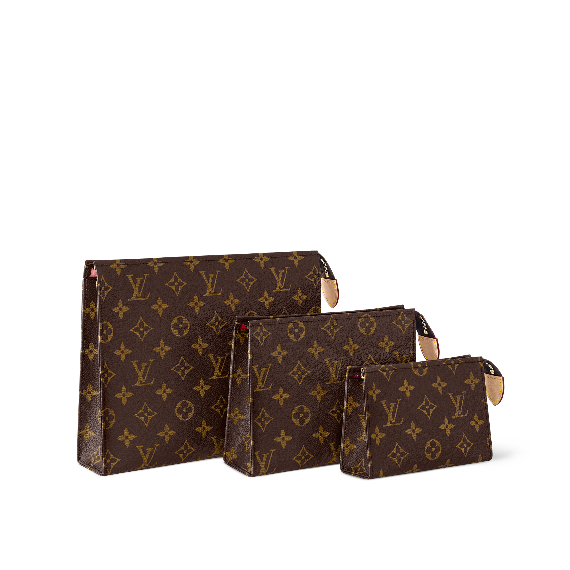 Monogram Carteras y artículos de piel pequeños Bolsas Neceser Trio Toilet Pouch | Louis Vuitton ® (Ampliar producto)