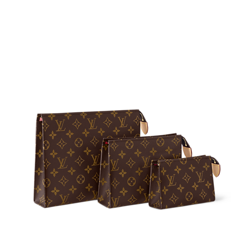 Monogram Carteras y artículos de piel pequeños Bolsas Neceser Trio Toilet Pouch | Louis Vuitton ® (Ampliar producto)