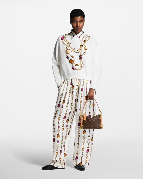 Ready-to-Wear Blusas Suéter com Estampa de Colares | Louis Vuitton ®