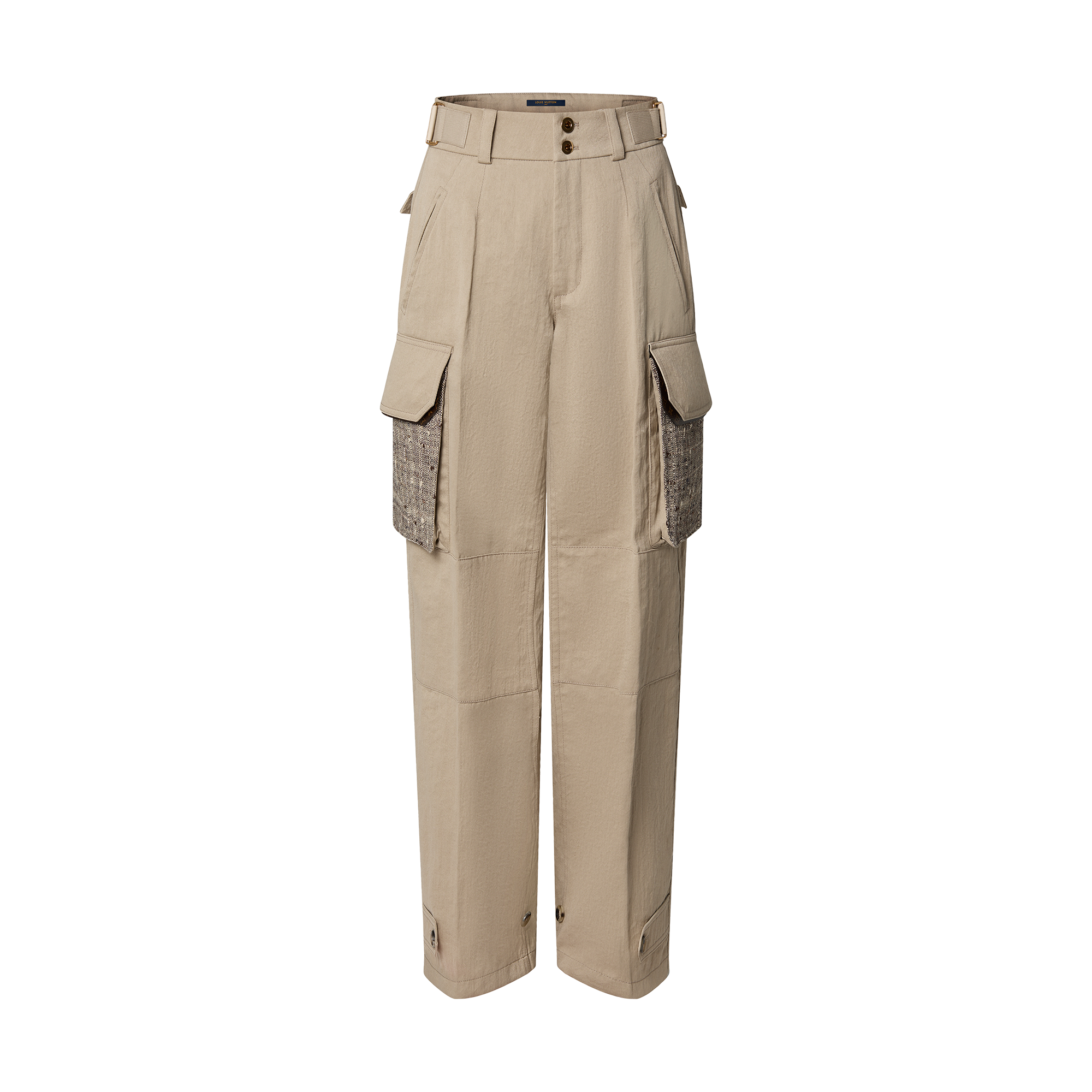  Discontinued Product Obs 7 Pantalón cargo en algodón y lino | Louis Vuitton ® (Ampliar producto)