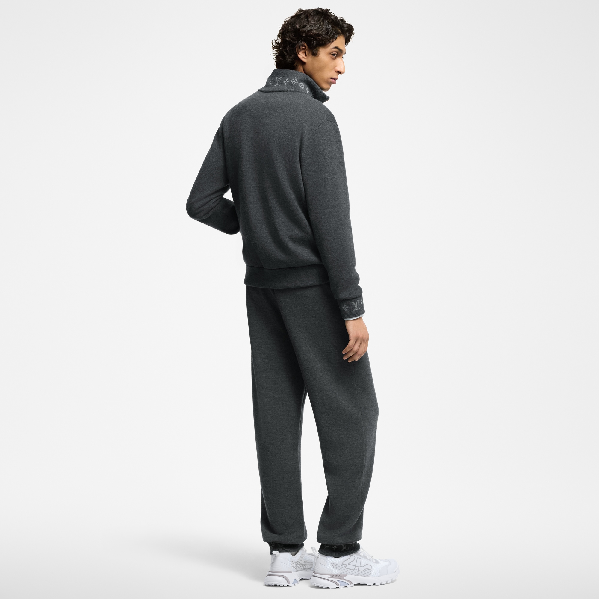  Ready to Wear Todo el Ready-To-Wear Pantalón de lana de punto de doble vista | Louis Vuitton ® (Ampliar producto)