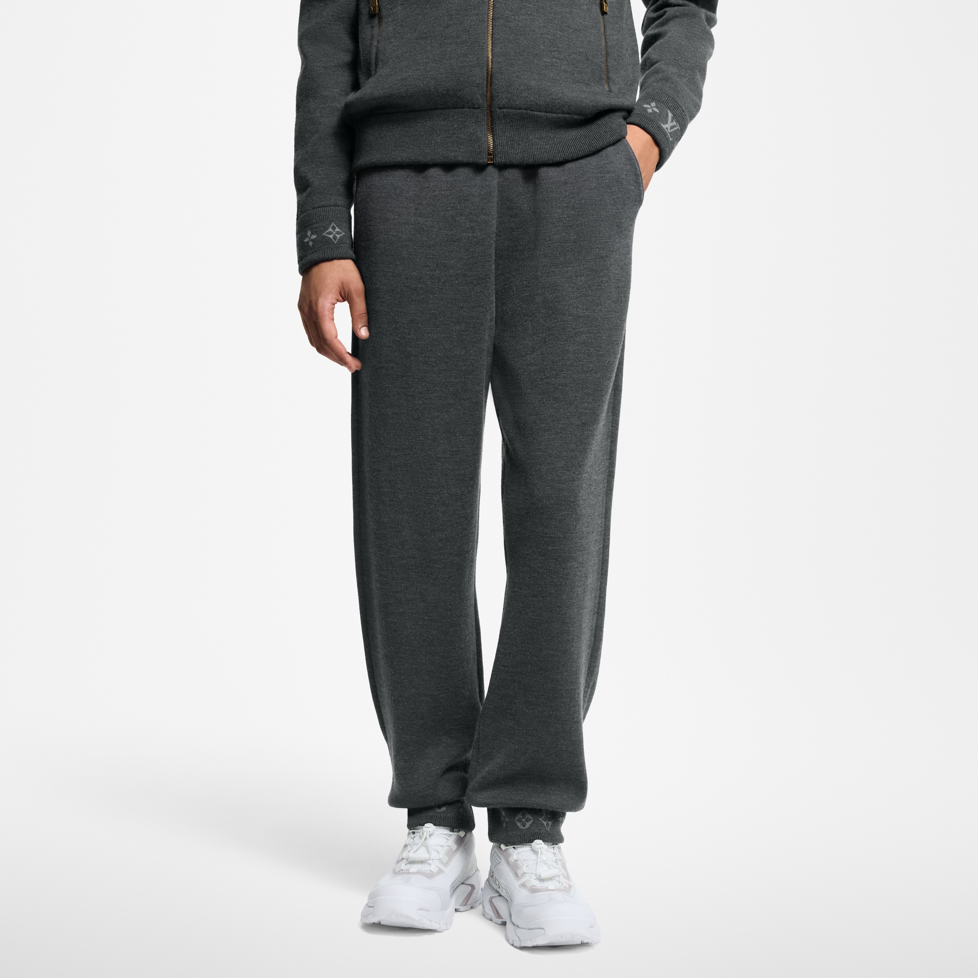  Ready to Wear Todo el Ready-To-Wear Pantalón de lana de punto de doble vista | Louis Vuitton ® (Ampliar producto)