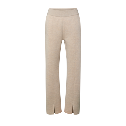 Novedades de Mujer } Pantalón de punto con bajo dividido Monograma | Louis Vuitton ® (Ampliar producto)