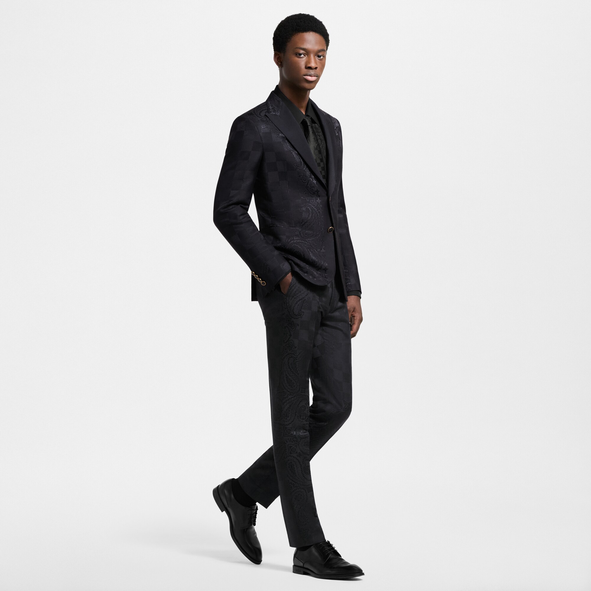  Ready to Wear Pantalones Pantalón de satén de corte Cigarette | Louis Vuitton ® (Ampliar producto)