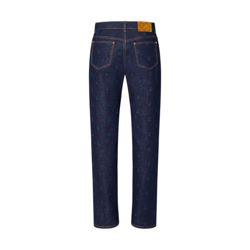 Ready to Wear Mezclilla Pantalón denim bordado | Louis Vuitton ® (Ampliar producto)