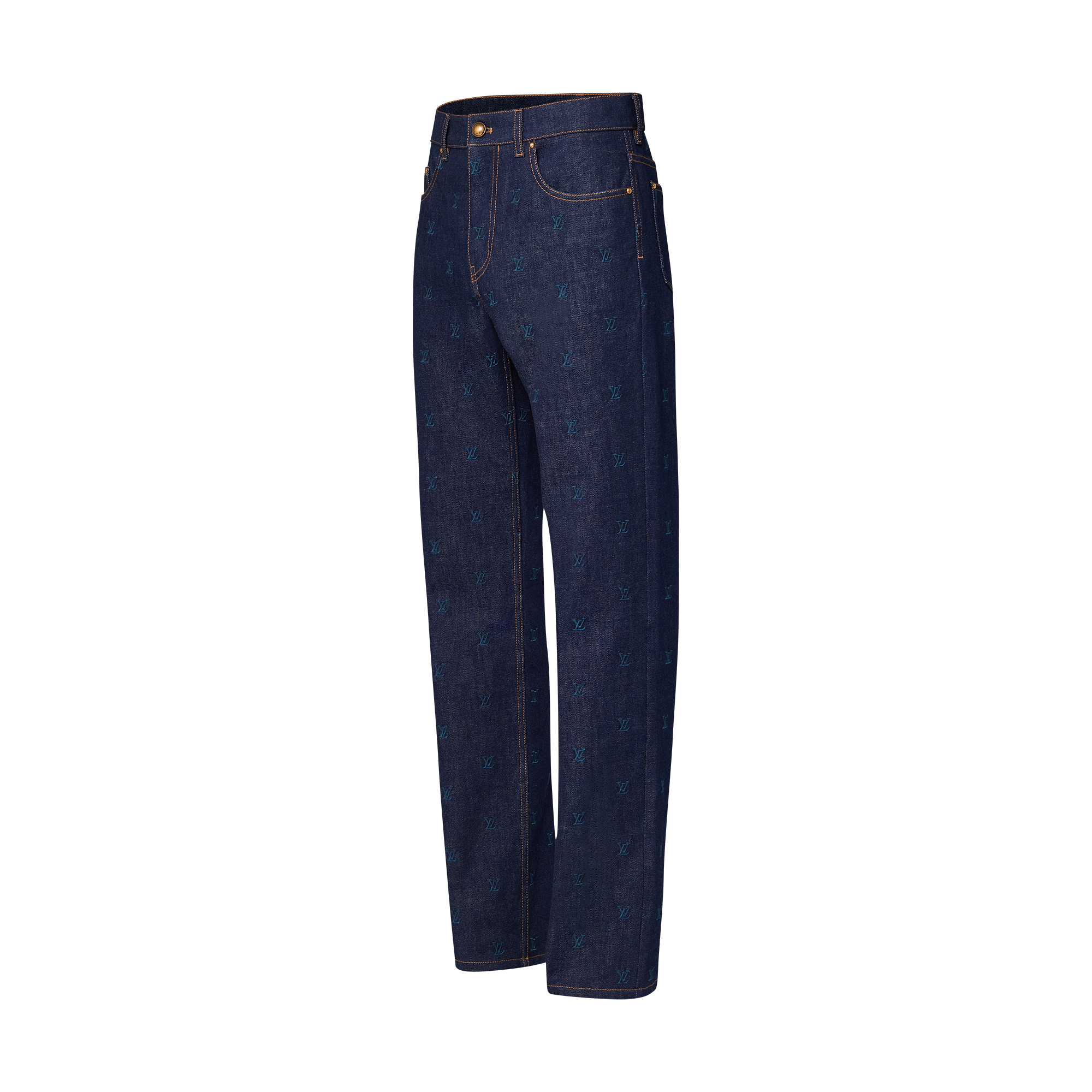  Ready to Wear Mezclilla Pantalón denim bordado | Louis Vuitton ® (Ampliar producto)