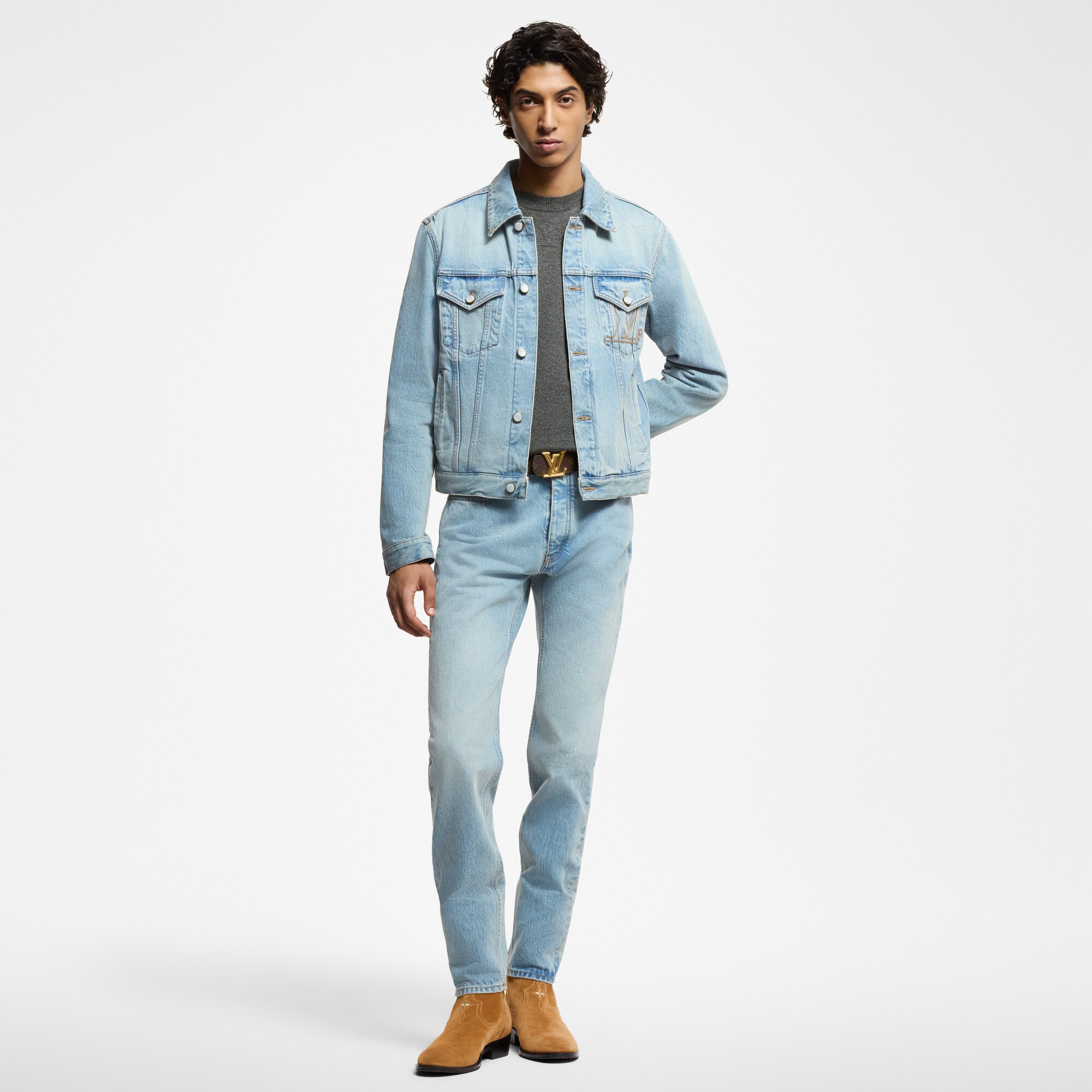  Ready to Wear Mezclilla Pantalón denim de corte slim | Louis Vuitton ® (Ampliar producto)