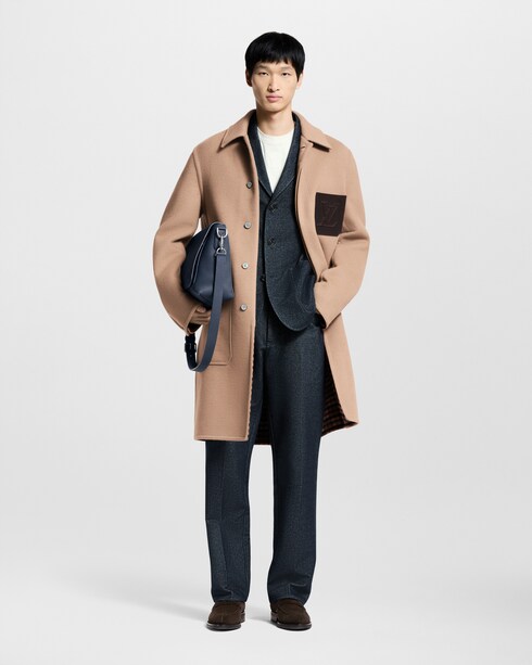 Prêt-à-Porter Denim Pantalon formel en denim et cachemire | Louis Vuitton ®