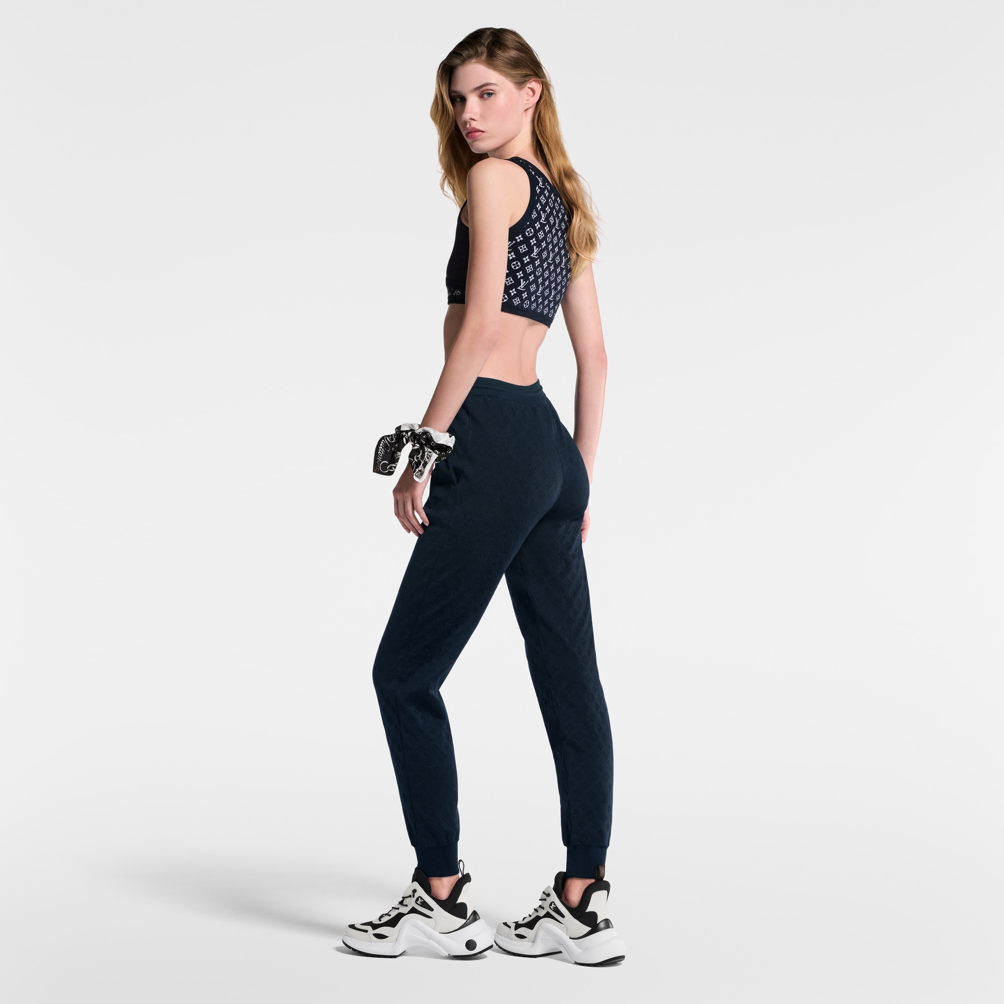  Ready to Wear Pantalones Pantalón jogger en Jacquard Monograma | Louis Vuitton ® (Ampliar producto)