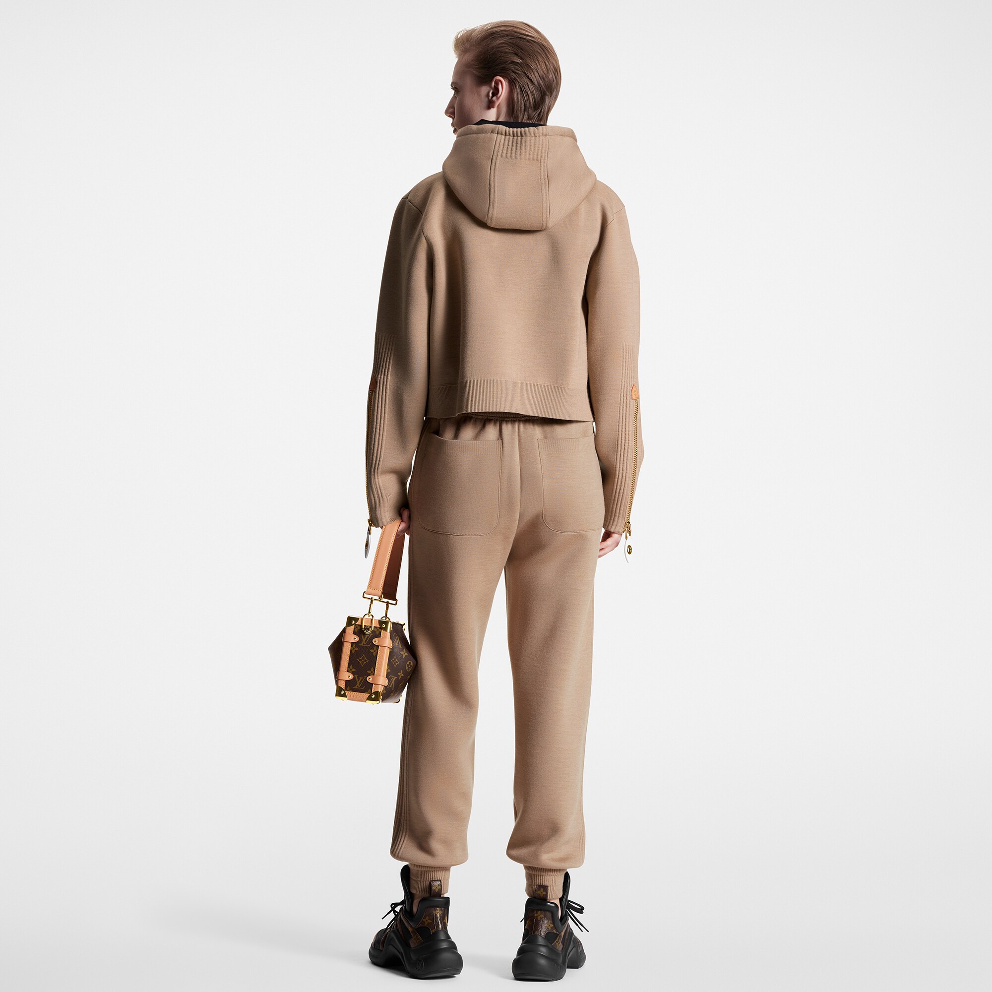  Ready to Wear Pantalones Pantalón jogger en lana y seda | Louis Vuitton ® (Ampliar producto)