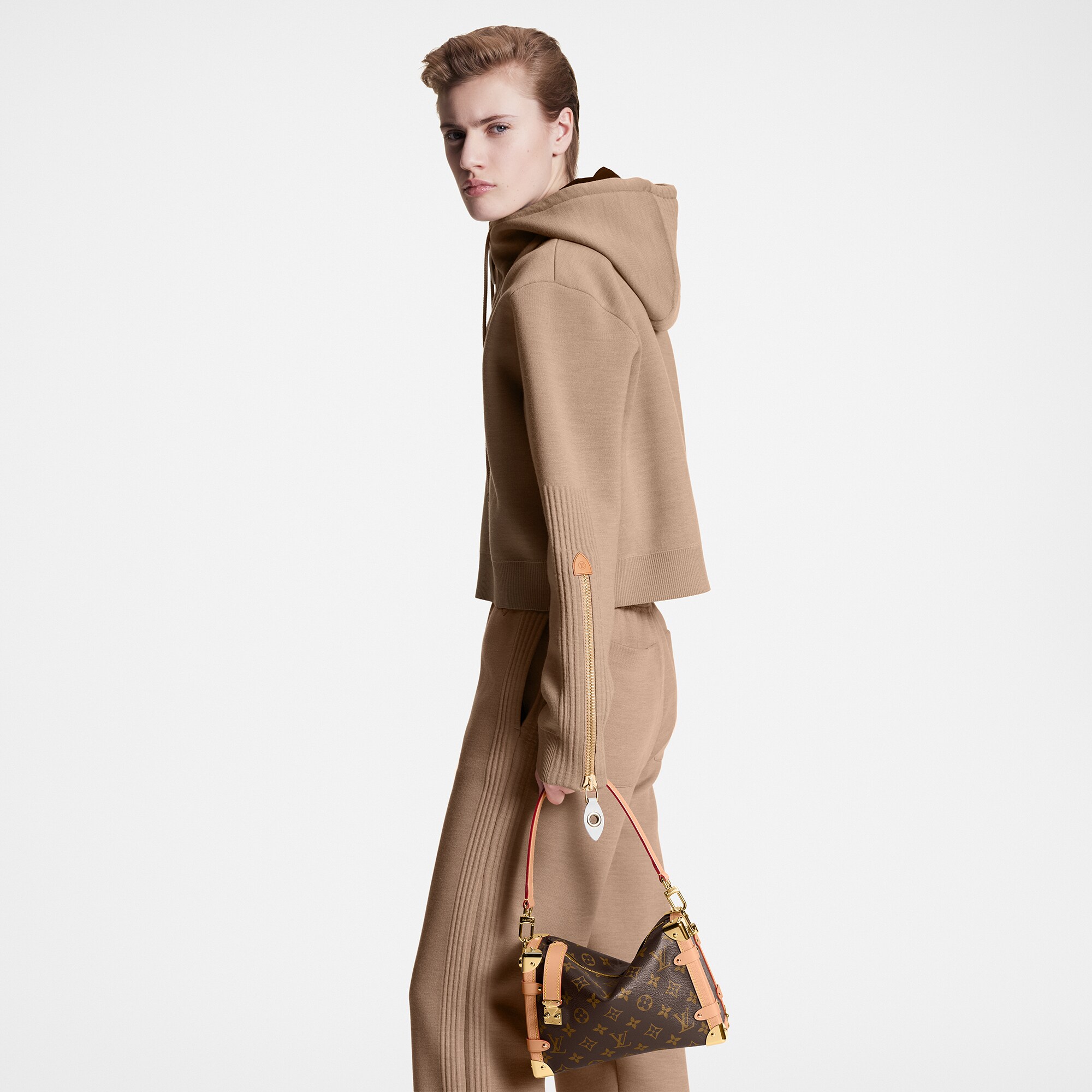  Ready to Wear Pantalones Pantalón jogger en lana y seda | Louis Vuitton ® (Ampliar producto)