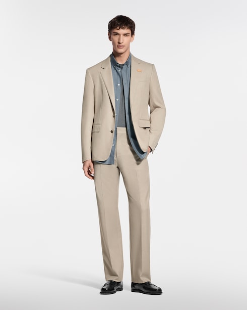 For Men LV Trunk Edition Silk-Cashmere Tailored Pants | Louis Vuitton ®