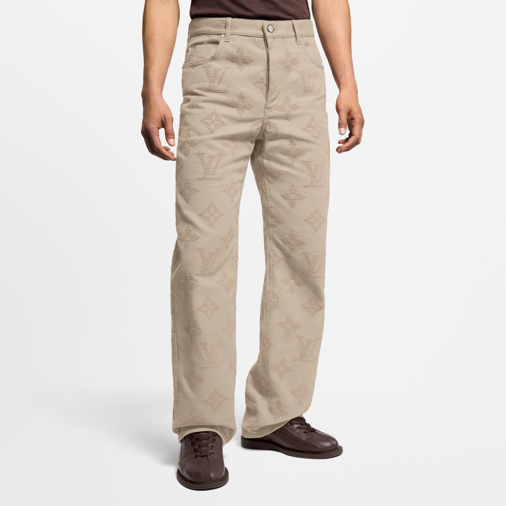  Ready to Wear Mezclilla Pantalón skate con Monograma grabado | Louis Vuitton ® (Ampliar producto)