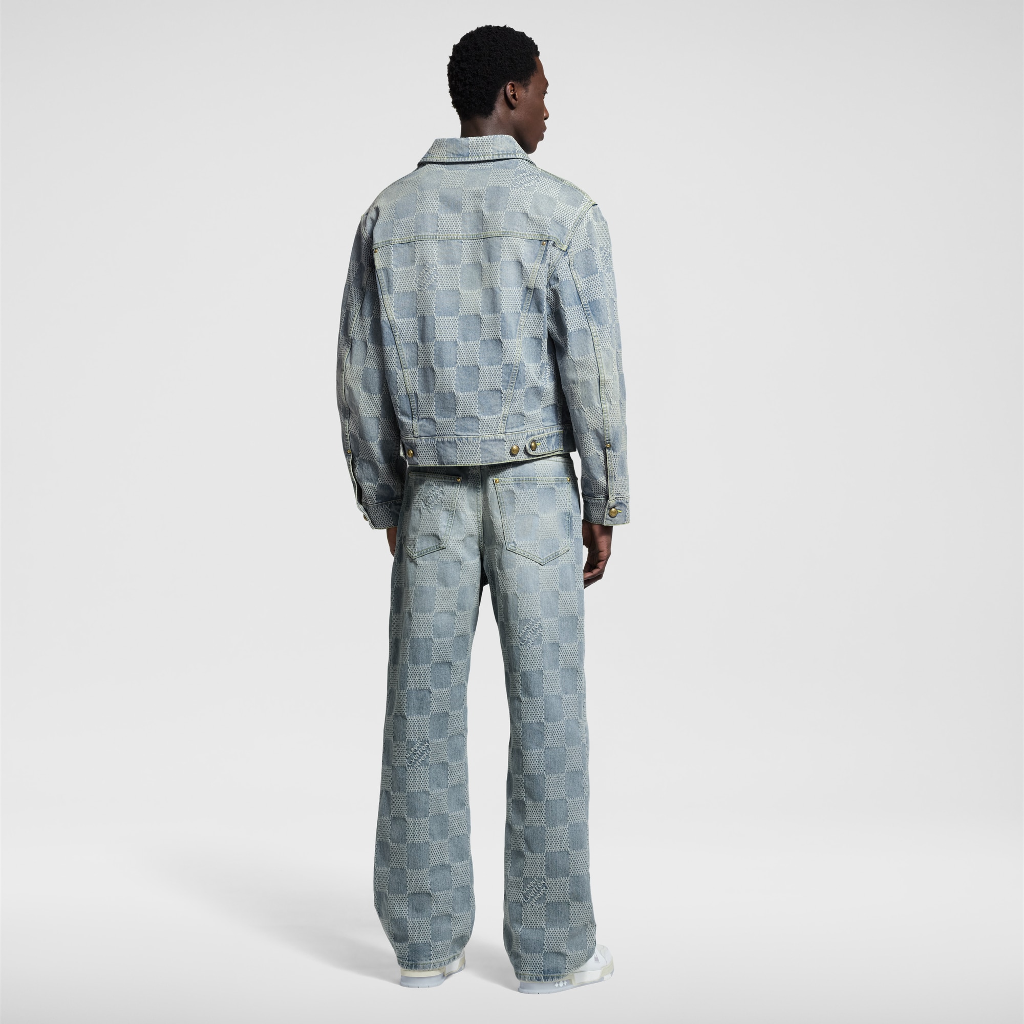  Ready to Wear Mezclilla Pantalón skate en denim Damier | Louis Vuitton ® (Ampliar producto)