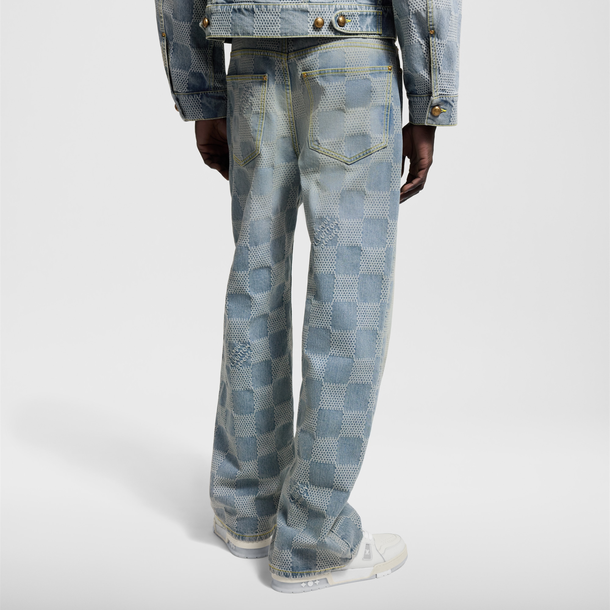  Ready to Wear Mezclilla Pantalón skate en denim Damier | Louis Vuitton ® (Ampliar producto)