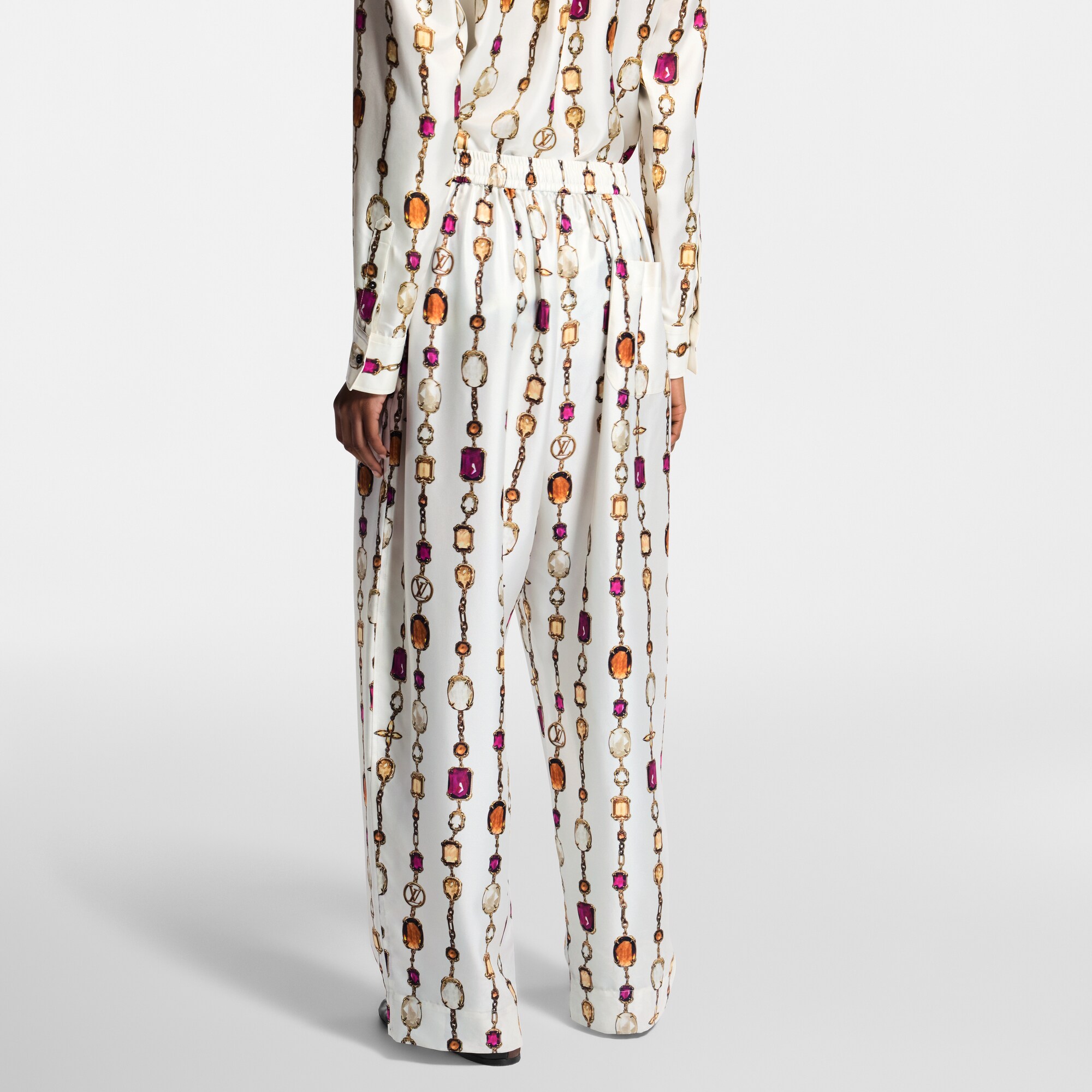  Ready to Wear Pantalones Pantalón tipo pijama con estampado | Louis Vuitton ® (Ampliar producto)