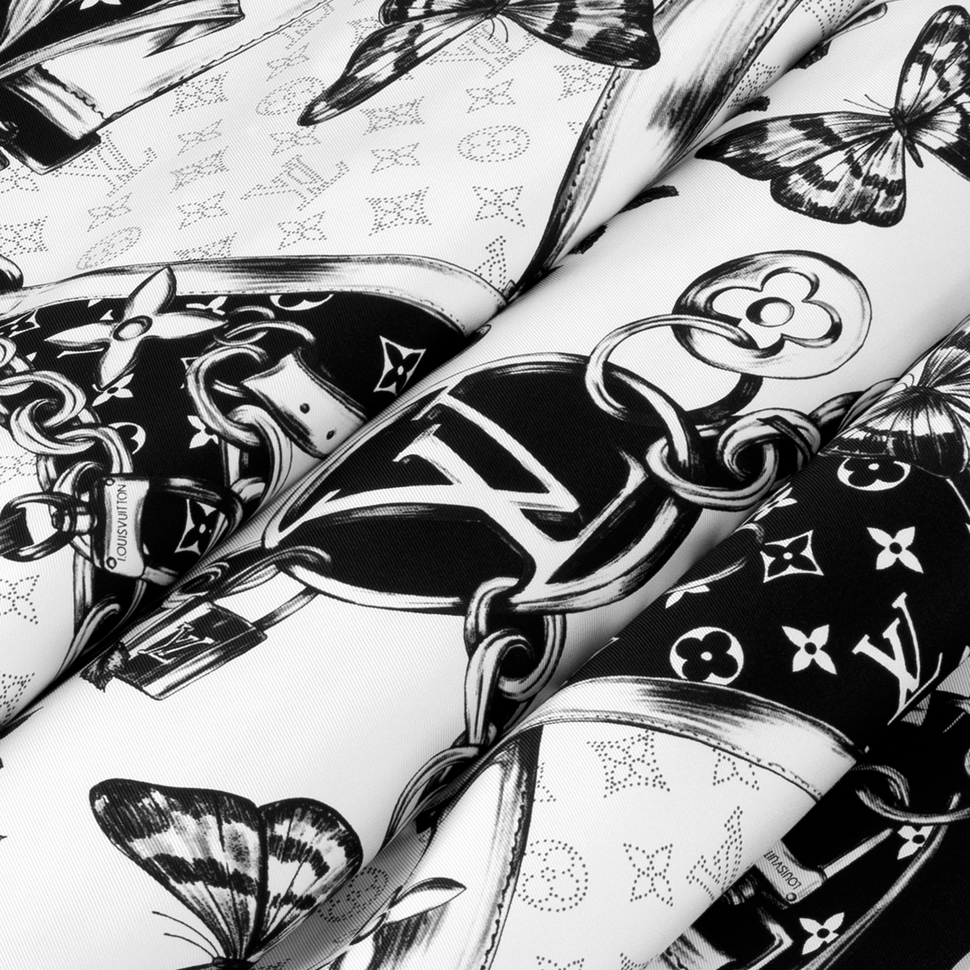 S00 Accesorios Pañuelos de seda y bandanas Pañuelo Blooming Monogram 90 | Louis Vuitton ® (Ampliar producto)