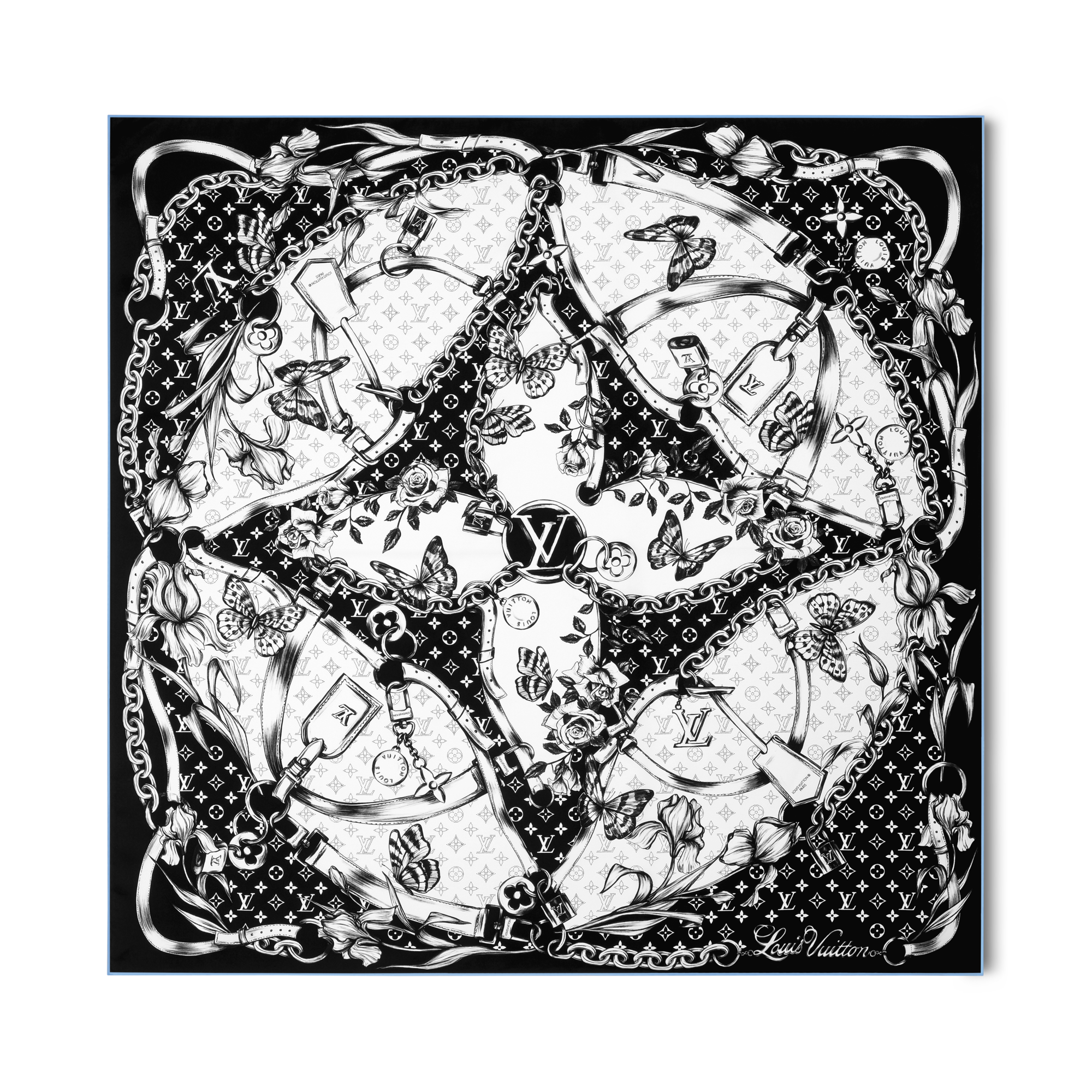 S00 Accesorios Pañuelos de seda y bandanas Pañuelo Blooming Monogram 90 | Louis Vuitton ® (Ampliar producto)