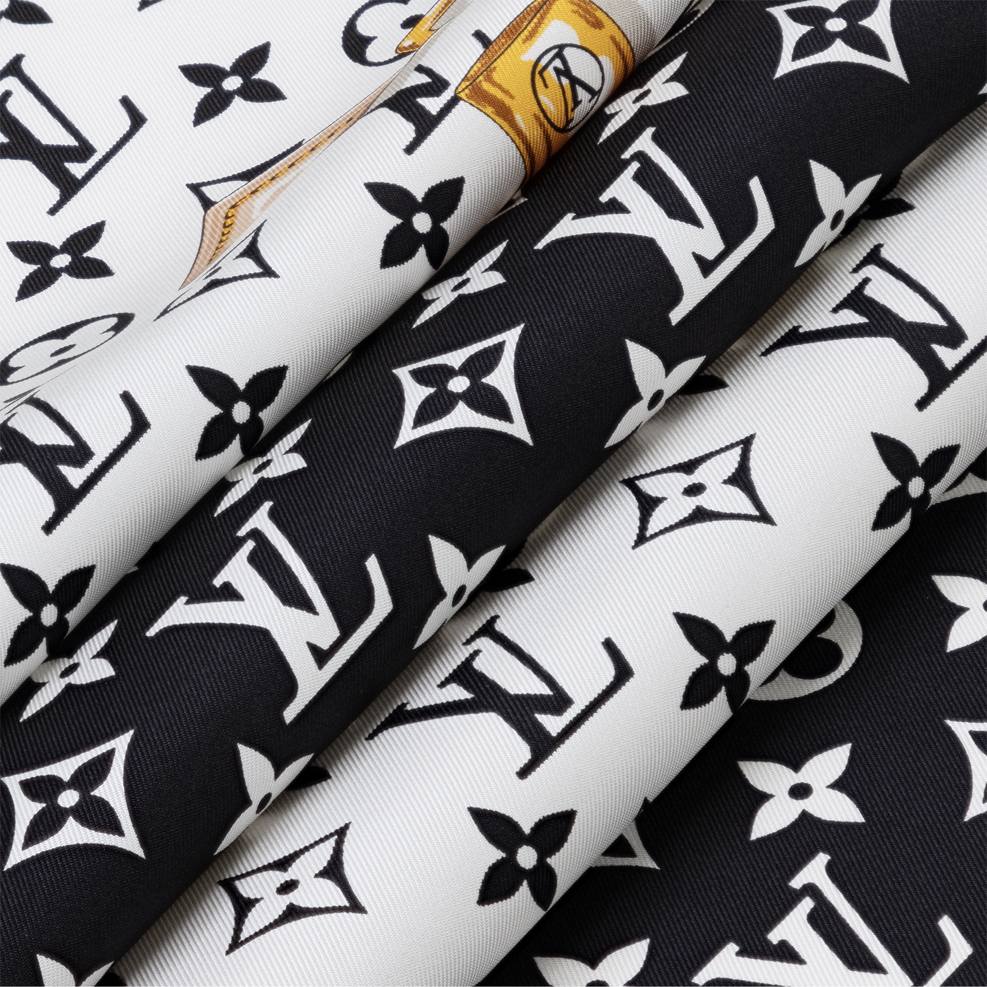 S00 Accesorios Pañuelos de seda y bandanas Pañuelo cuadrado Monograma Confidential | Louis Vuitton ® (Ampliar producto)