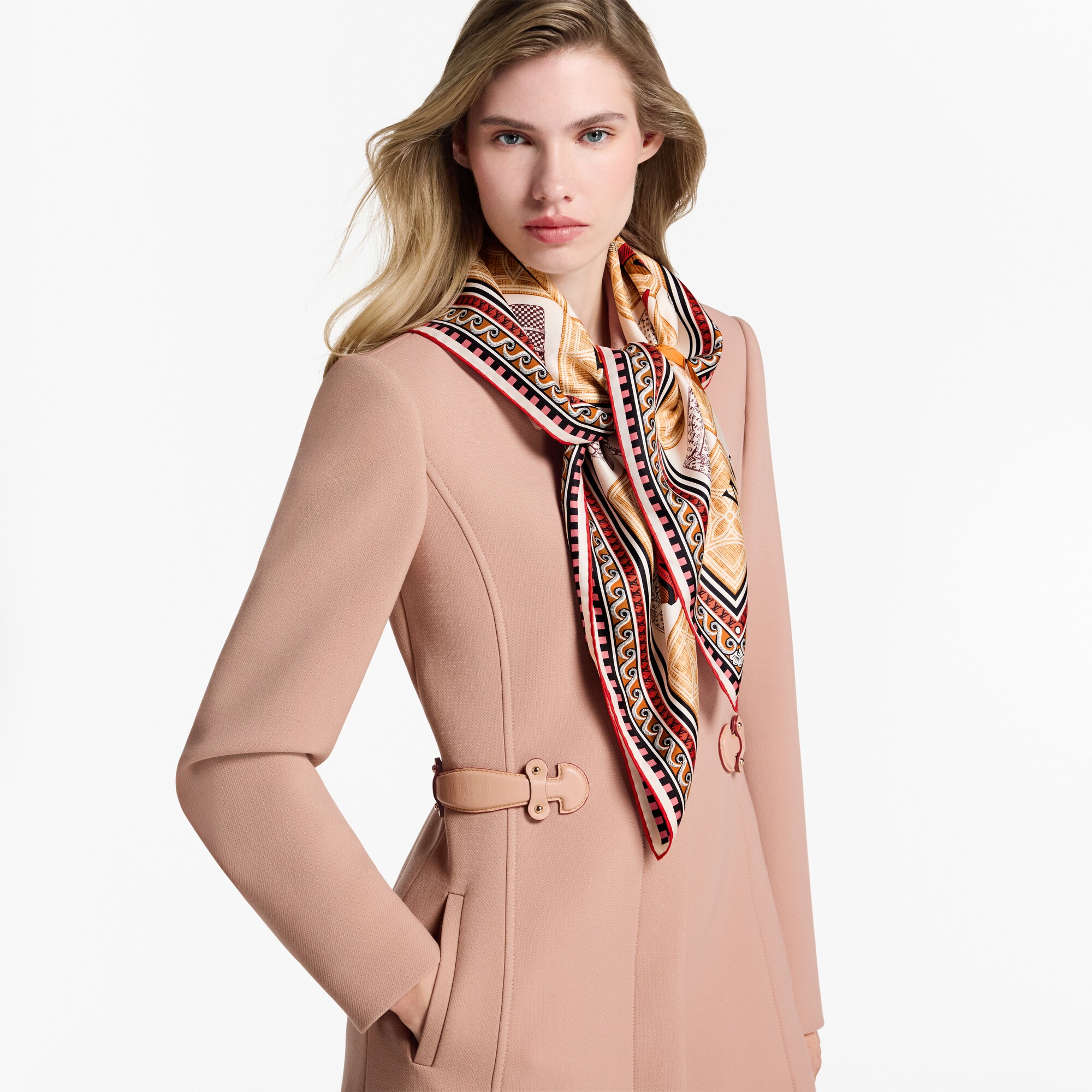 S00 Accesorios Pañuelos de seda y bandanas Pañuelo Damiergram 90 | Louis Vuitton ® (Ampliar producto)