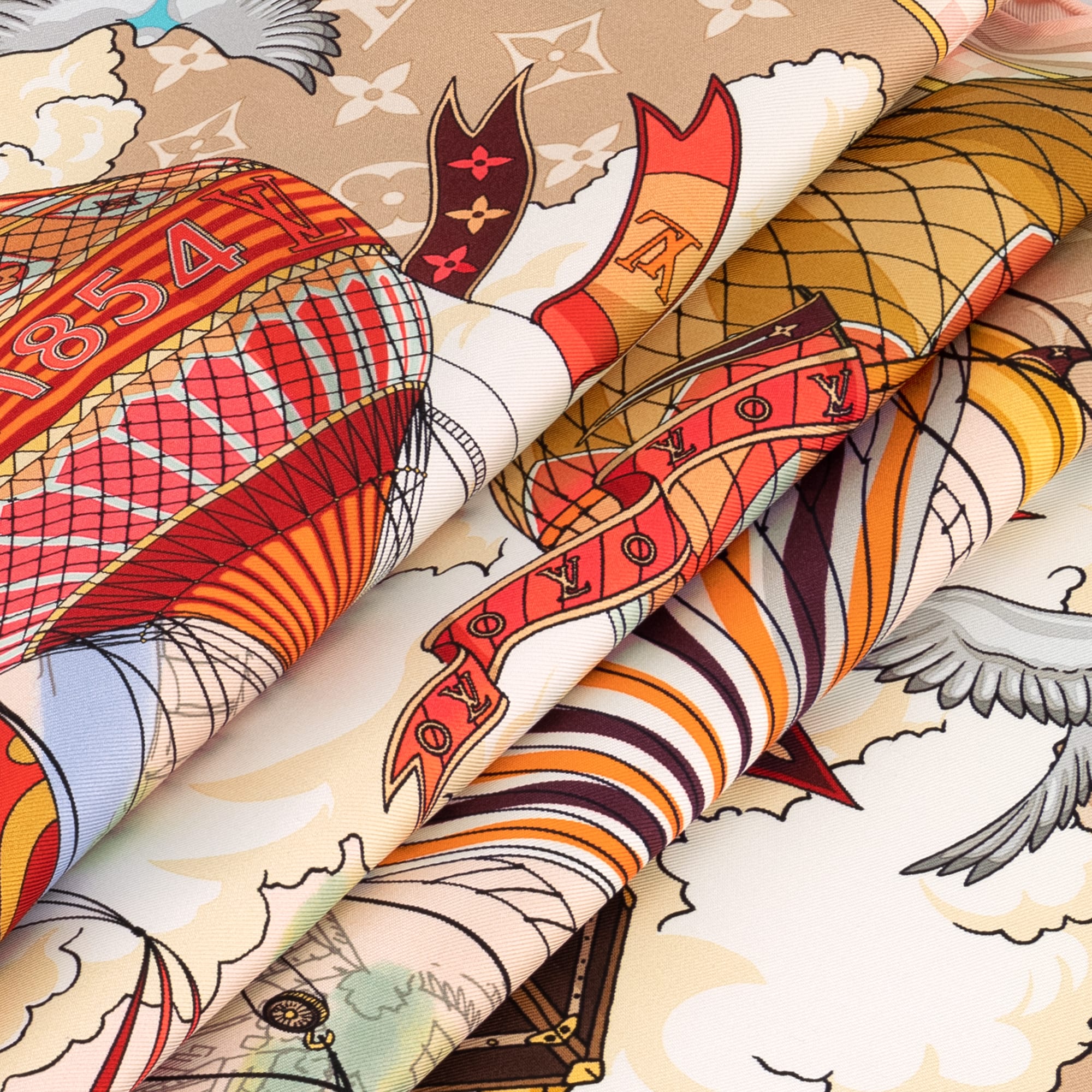 S00 Accesorios Pañuelos de seda y bandanas Pañuelo From The Cloud 90 | Louis Vuitton ® (Ampliar producto)