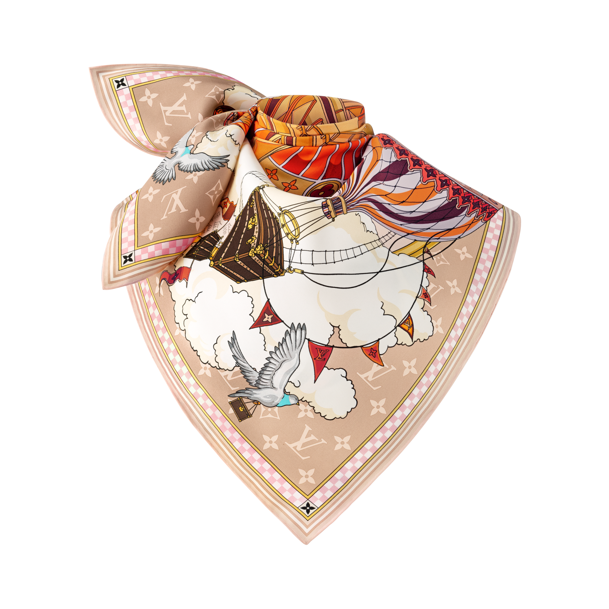 S00 Accesorios Pañuelos de seda y bandanas Pañuelo From The Cloud 90 | Louis Vuitton ® (Ampliar producto)