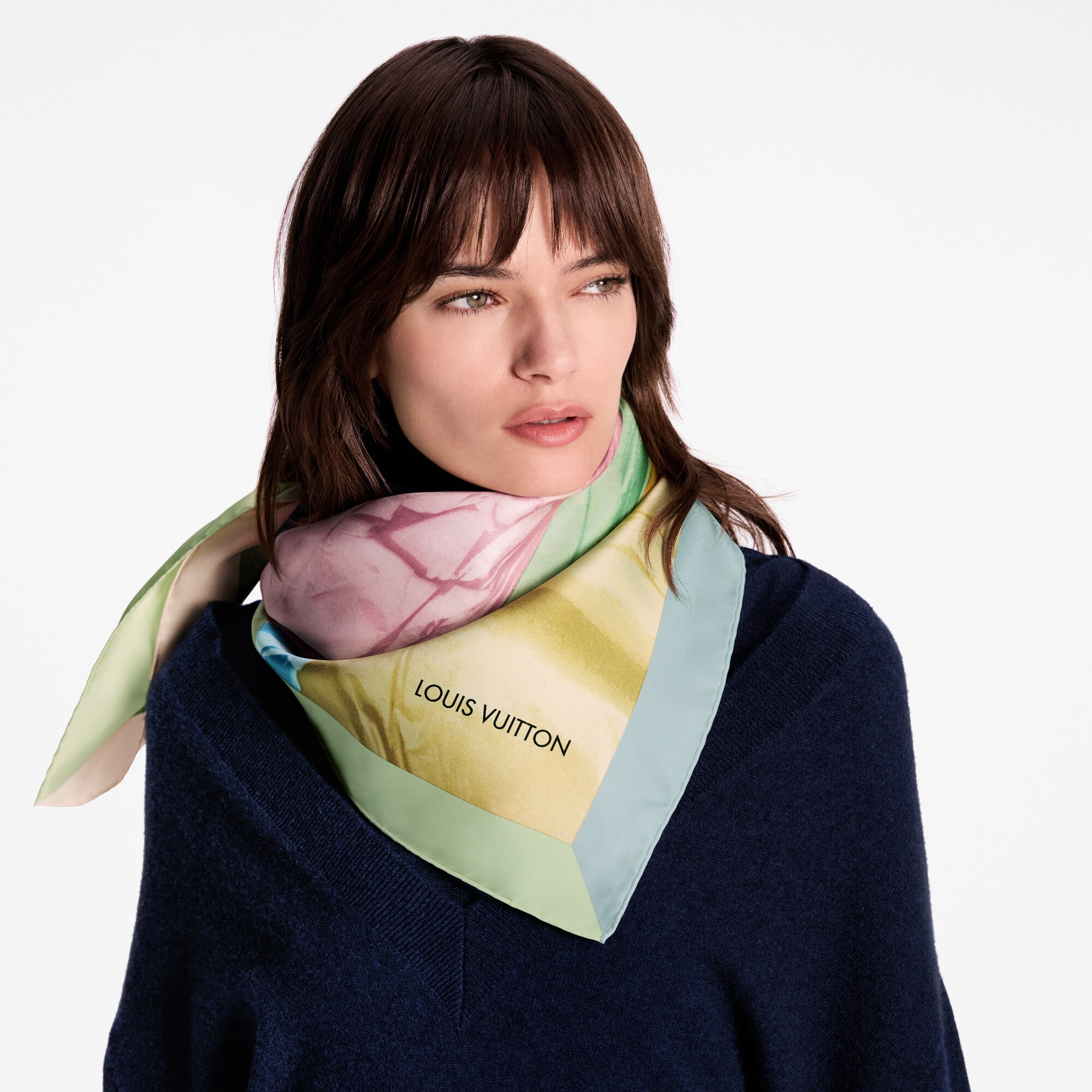 S00 Accesorios Pañuelos de seda y bandanas Pañuelo Impressions Mêlées 90 | Louis Vuitton ® (Ampliar producto)