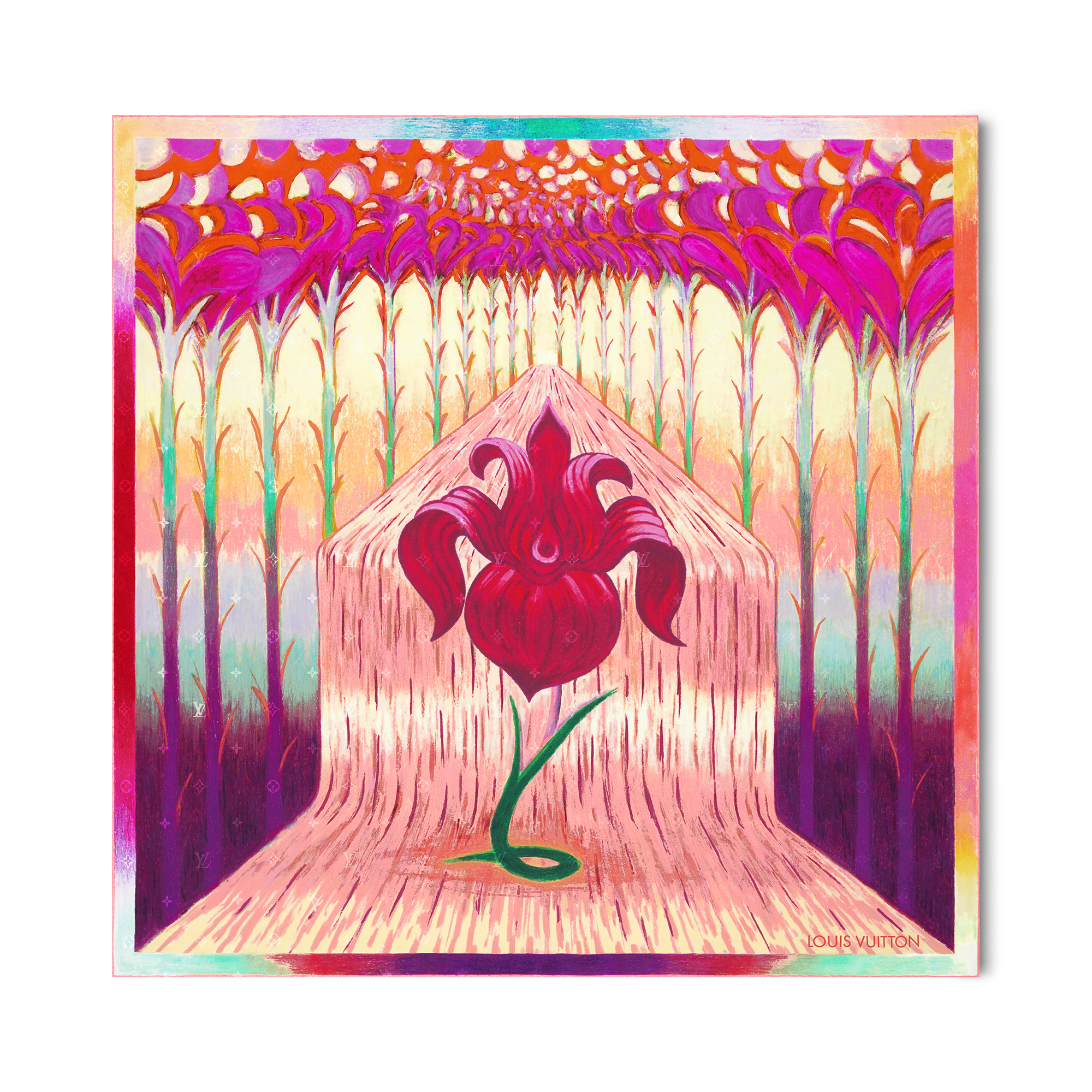 S00 Accesorios Pañuelos de seda y bandanas Pañuelo Iris Spring de 90 cm | Louis Vuitton ® (Ampliar producto)