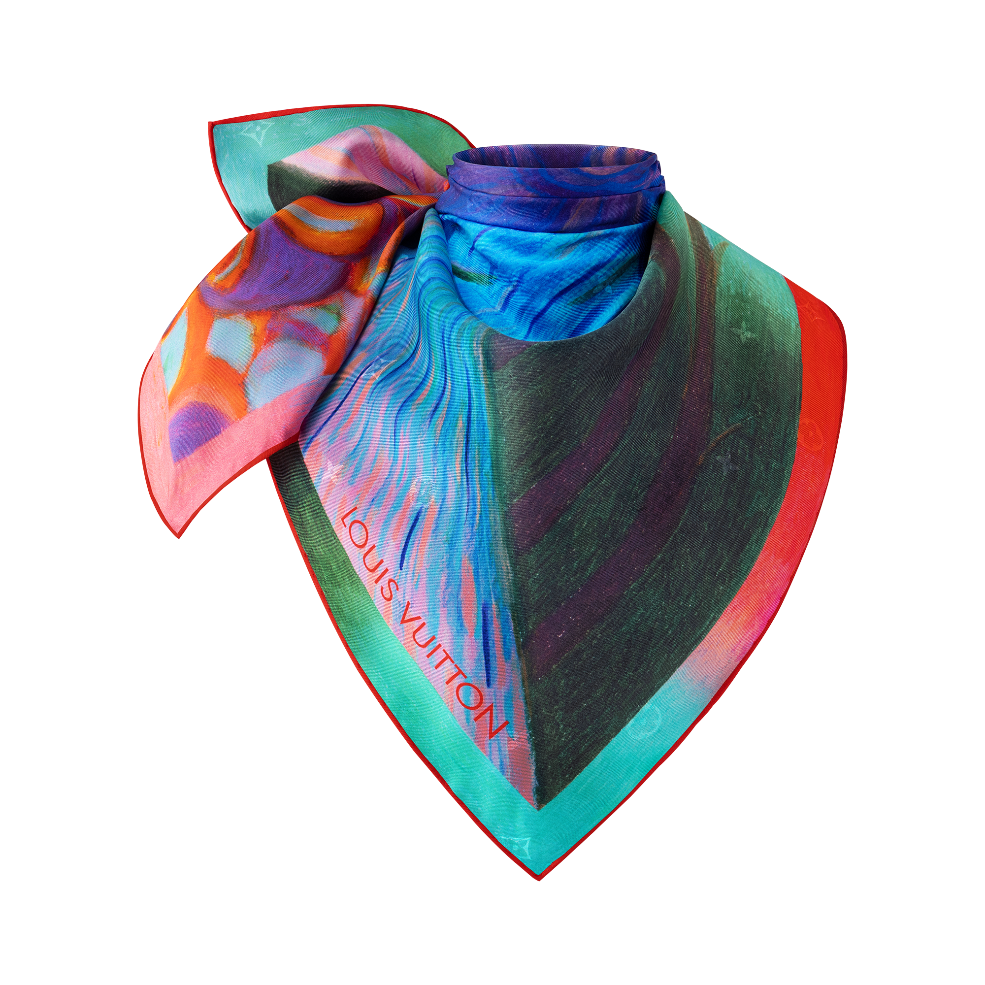 S00 Accesorios Pañuelos de seda y bandanas Pañuelo Iris Spring de 90 cm | Louis Vuitton ® (Ampliar producto)