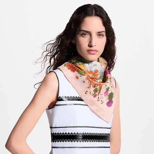 S00 Accesorios Pañuelos de Seda y Bandanas Pañuelo LV En Fleurs 90 | Louis Vuitton ® (Ampliar producto)