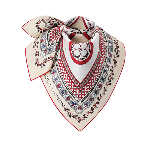 S00 Accesorios Pañuelos de seda y bandanas Pañuelo LV Medieval Flowers 90 | Louis Vuitton ® (Ampliar producto)