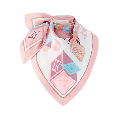 S00 Accesorios Pañuelos de seda y bandanas Pañuelo Malles Monde 90 | Louis Vuitton ® (Ampliar producto)