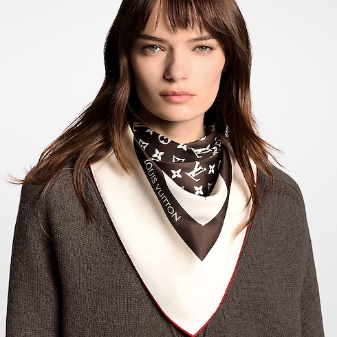 S00 Accesorios Pañuelos de seda y bandanas Pañuelo Monograma Silhouette 70 | Louis Vuitton ® (Ampliar producto)