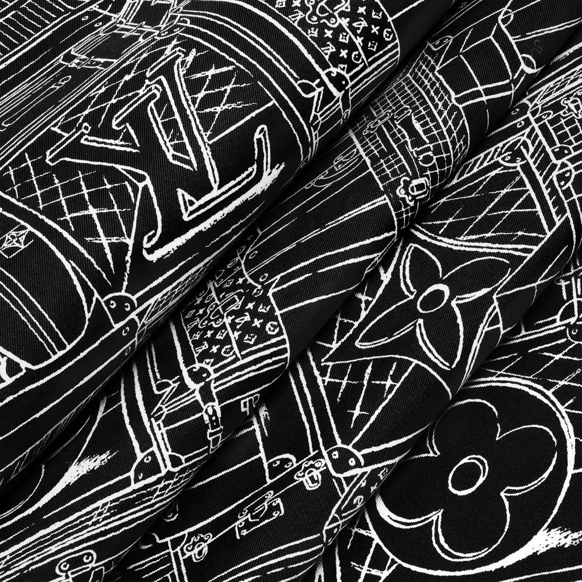 S00 Accesorios Pañuelos de seda y bandanas Pañuelo My LV Luggage Square 90 | Louis Vuitton ® (Ampliar producto)