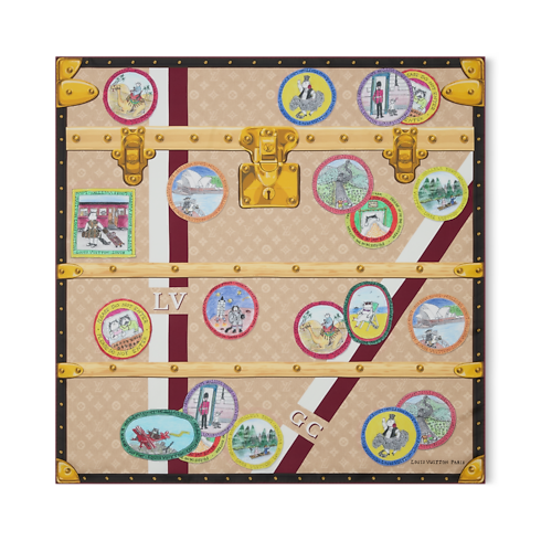 S00 Accesorios Pañuelos de seda y bandanas Pañuelo My LV Trunk 90 | Louis Vuitton ® (Ampliar producto)