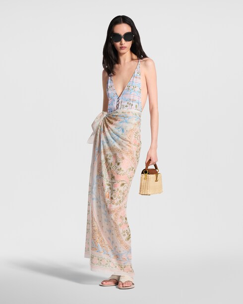 S00 Accessoires Carrés de Soie et Bandeaux Summer Garden Square 90 | Louis Vuitton ®