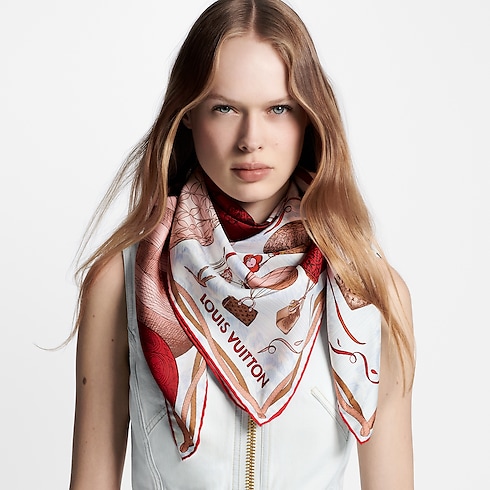 S00 Accesorios Pañuelos de seda y bandanas Pañuelo Up And Away 90 | Louis Vuitton ® (Ampliar producto)