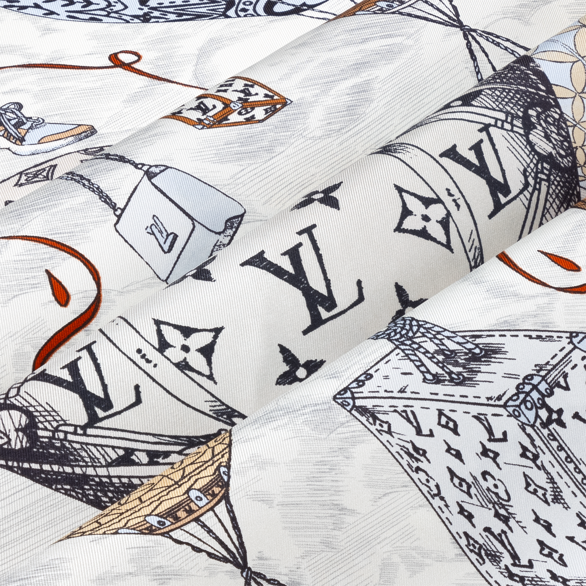 S00 Accesorios Pañuelos de seda y bandanas Pañuelo Up And Away 90 | Louis Vuitton ® (Ampliar producto)