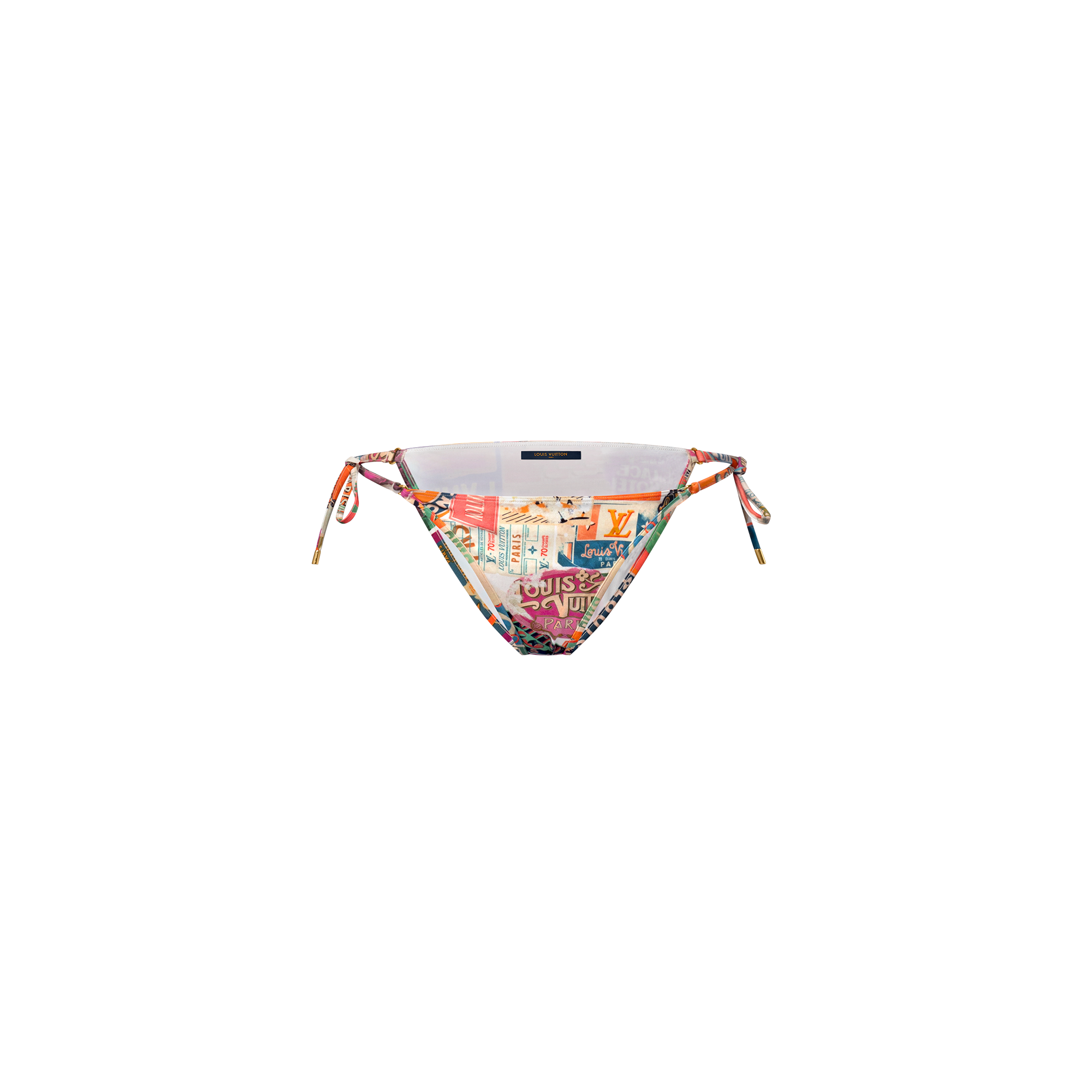  Ready to Wear Trajes de baño Parte inferior de bikini con parche de viaje | Louis Vuitton ® (Ampliar producto)