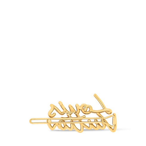 S00 Accesorios Accesorios para el pelo Pasador LV Script | Louis Vuitton ® (Ampliar producto)