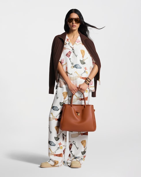Ready-to-Wear Pants Getaway Wide-Leg Pajamas | Louis Vuitton ®