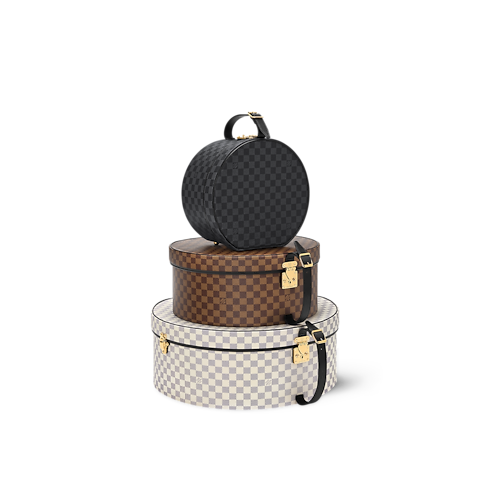 Damier Other Baúles y Cajas Cofres Pirámide Boite Chapeau Damier | Louis Vuitton ® (Ampliar producto)