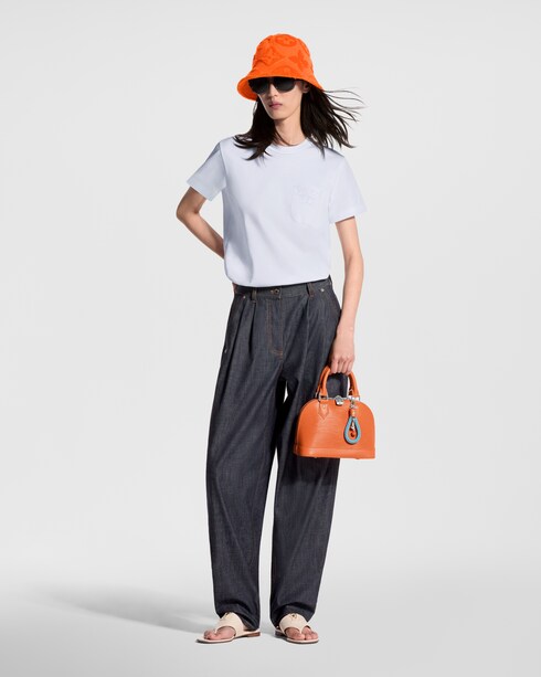 Ready-to-Wear Tops Broderie Anglaise Pocket T-Shirt | Louis Vuitton ®