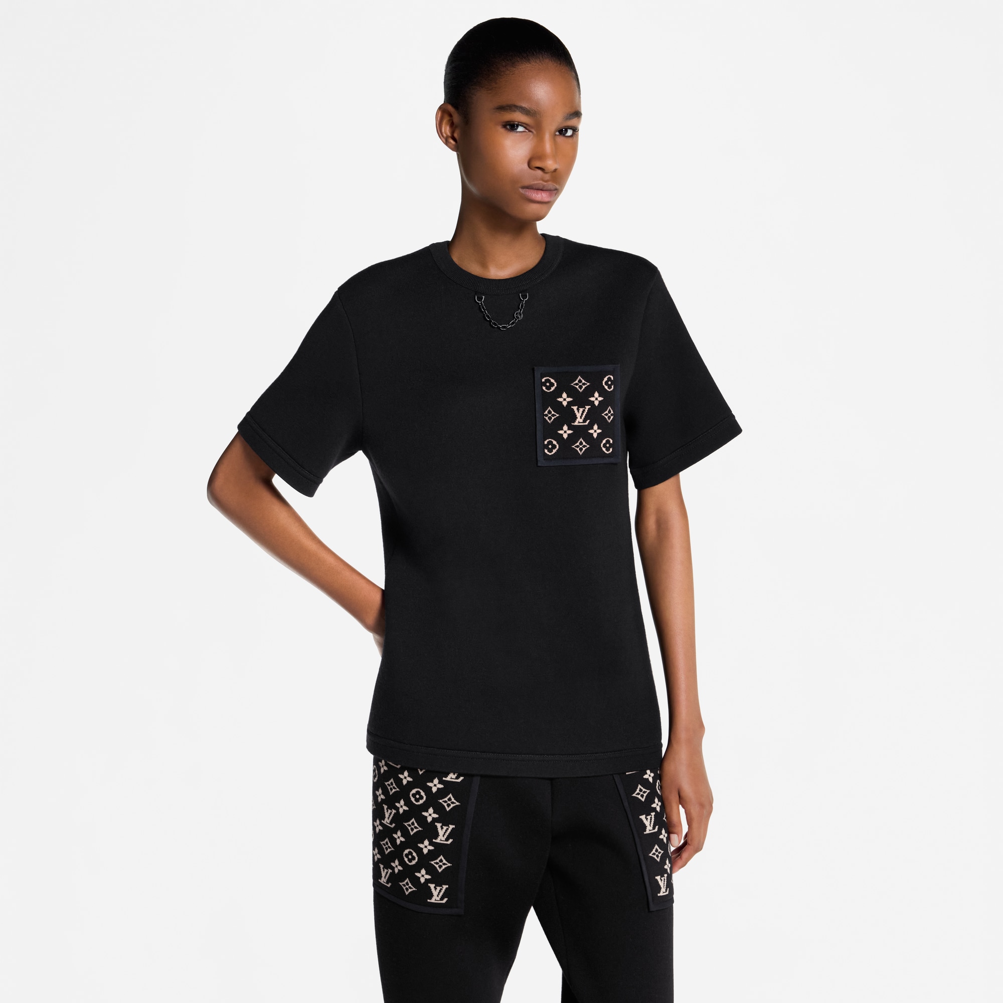  Ready to Wear Tops Playera con bolsillo y motivo Monograma | Louis Vuitton ® (Ampliar producto)