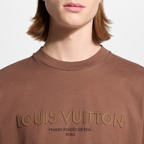 Ready-to-Wear Playeras y Polos Playera con bordado Monograma Sashiko | Louis Vuitton ® (Ampliar producto)